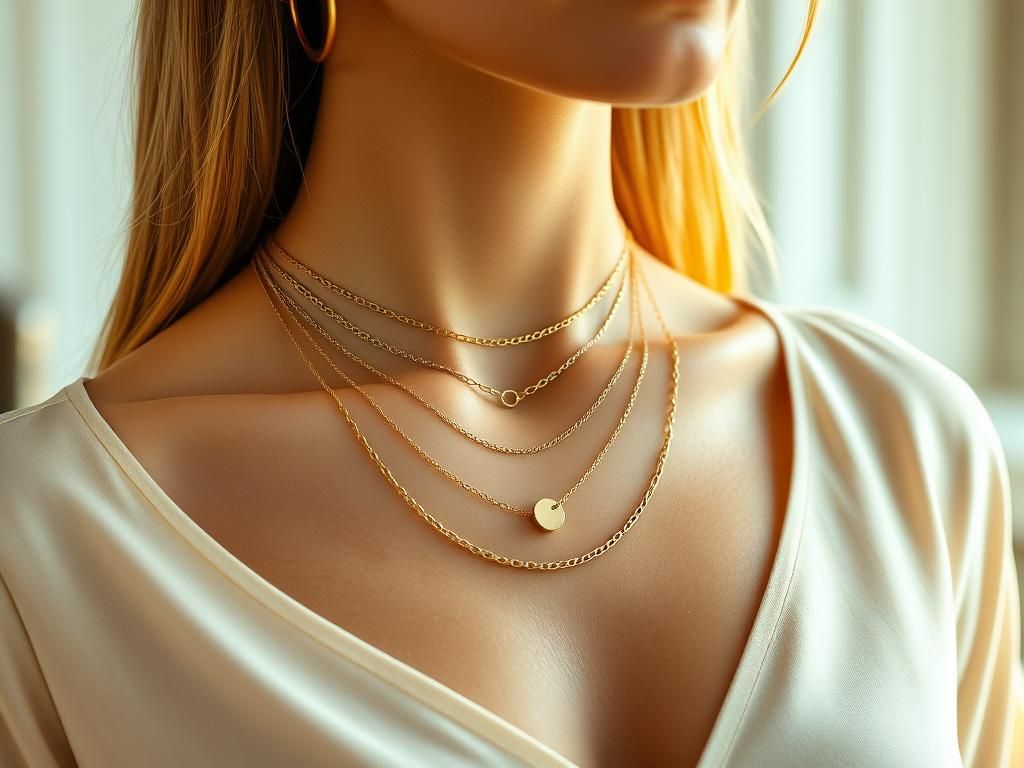 Gouden Laagjes: Zo Draag Je Gelaagde Gouden Kettingen Stijlvol