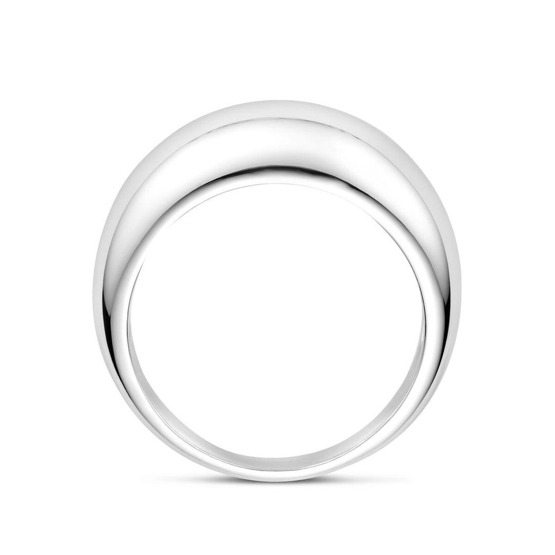 Gerhodineerde 925 Zilveren Ring - 7,5 mm Breed
