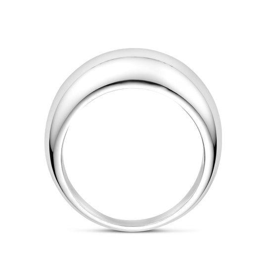 Gerhodineerde 925 Zilveren Ring - 7,5 mm Breed