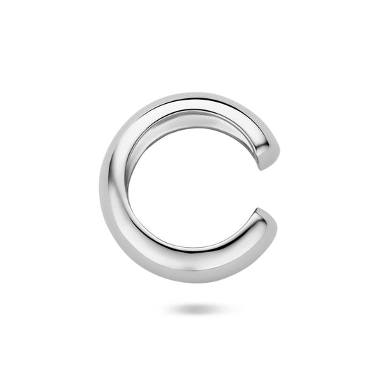 Gerhodineerde 925 Zilveren Ear Cuff – 15,5 mm (Per Stuk)