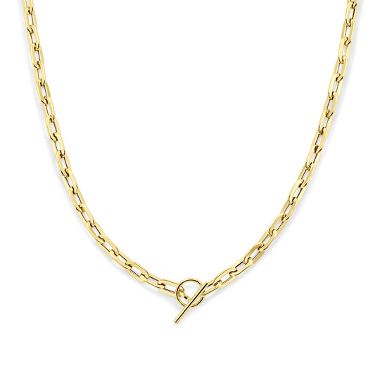 14k Geelgouden Collier 5,5 mm – 45 cm met Kapittelslot