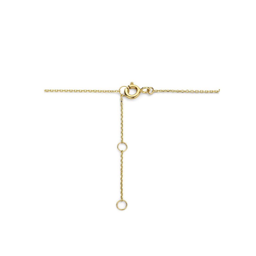 14k Geelgouden Collier met Hartslot en Sleutel – 40-44 cm