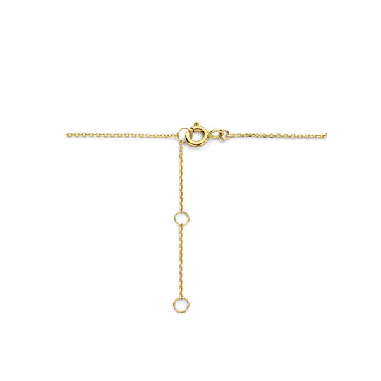 14k Geelgouden Collier met Hartslot en Sleutel – 40-44 cm