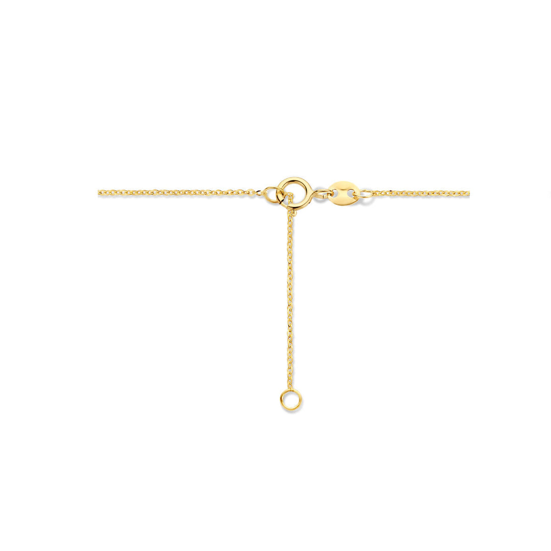 14k Geelgouden Collier met Infinity Symbool – 41,5-44,5 cm