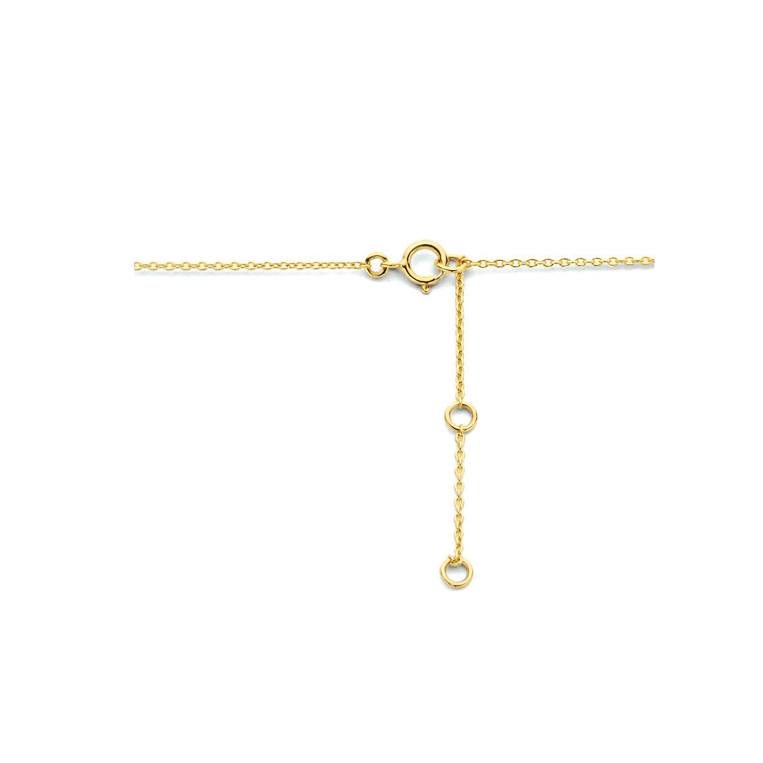 14k Geelgouden Collier met Kruis Hanger 16x9mm – 40-44 cm