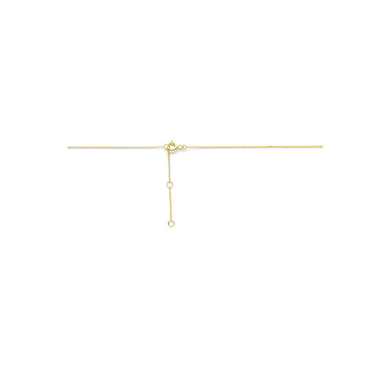 14k Geelgouden Collier met Vlinder Hanger – Verstelbaar 40-44 cm