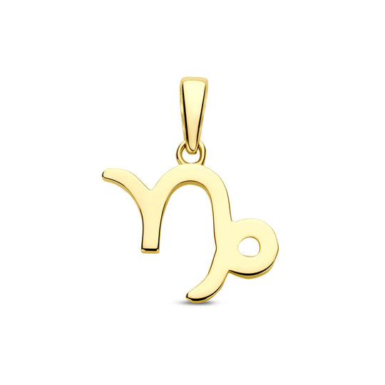14k Geelgouden Hanger Sterrenbeeld Steenbok – Per Stuk