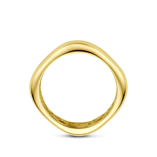 14k Geelgouden Ring – 4 mm Breed, Tijdloos Design