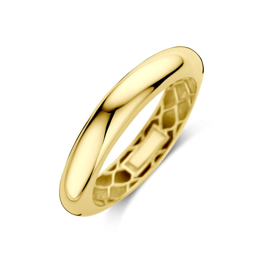 14k Geelgouden Ring – 4 mm Breed, Tijdloos Design