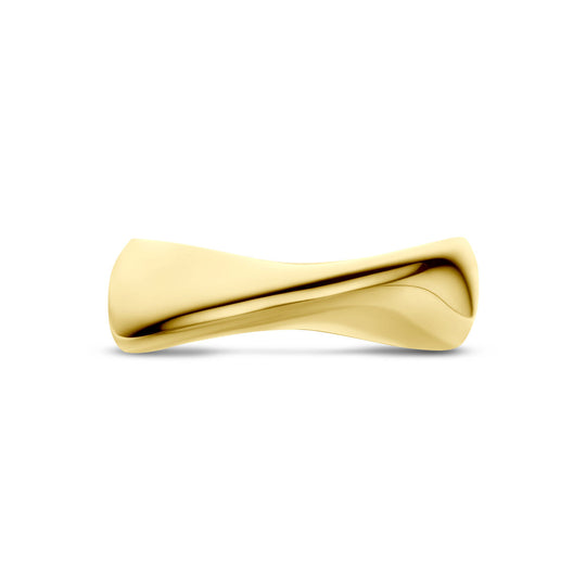14k Geelgouden Ring – 7 mm Breed, Tijdloos Design