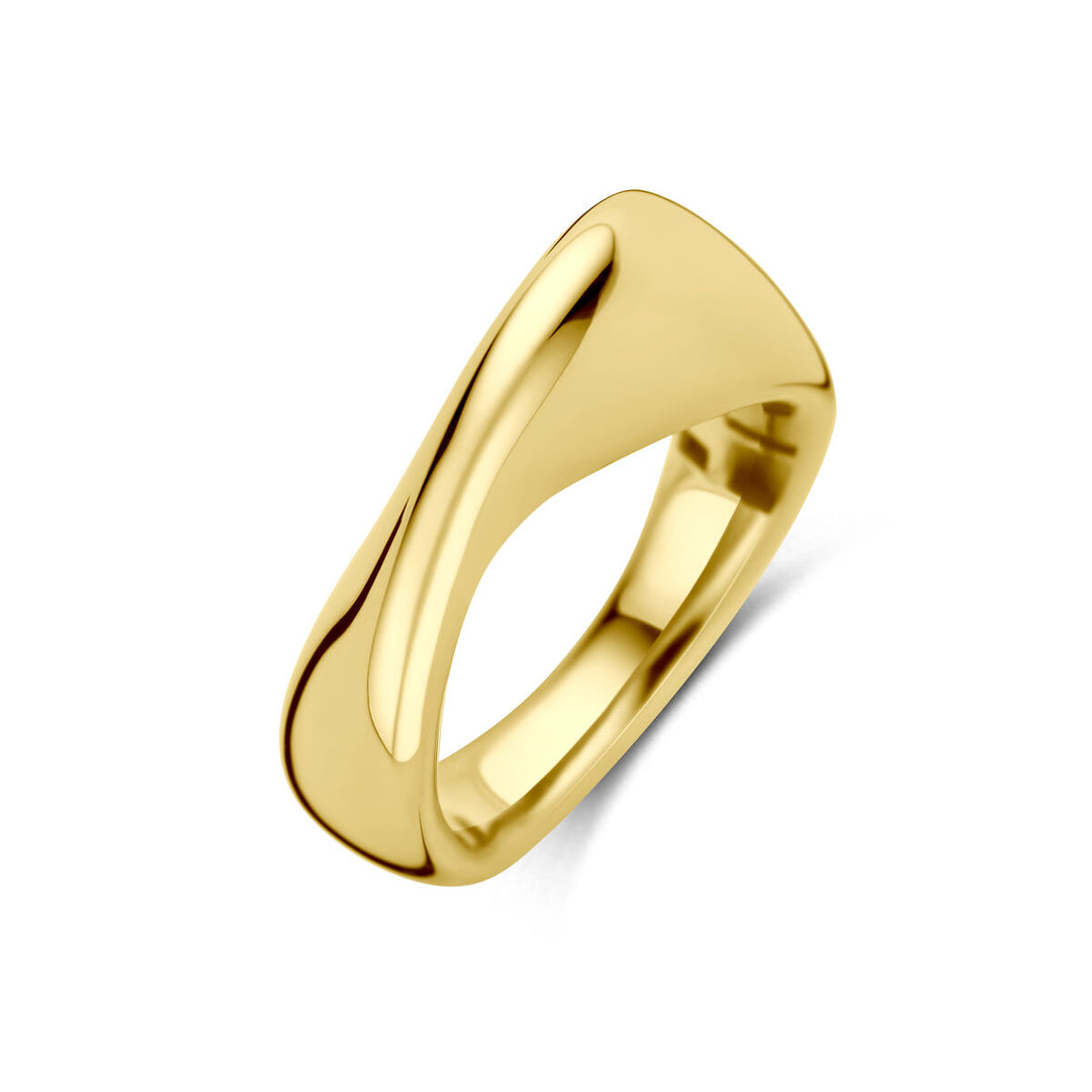 14k Geelgouden Ring – 7 mm Breed, Tijdloos Design
