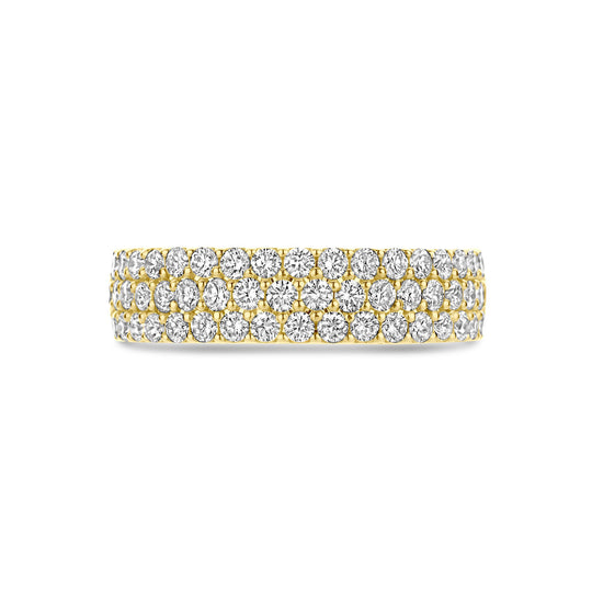 14k Geelgouden Ring met Diamanten 1.13ct