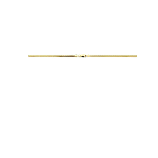 14k Geelgouden Slangencollier 2,6 mm – 42 cm