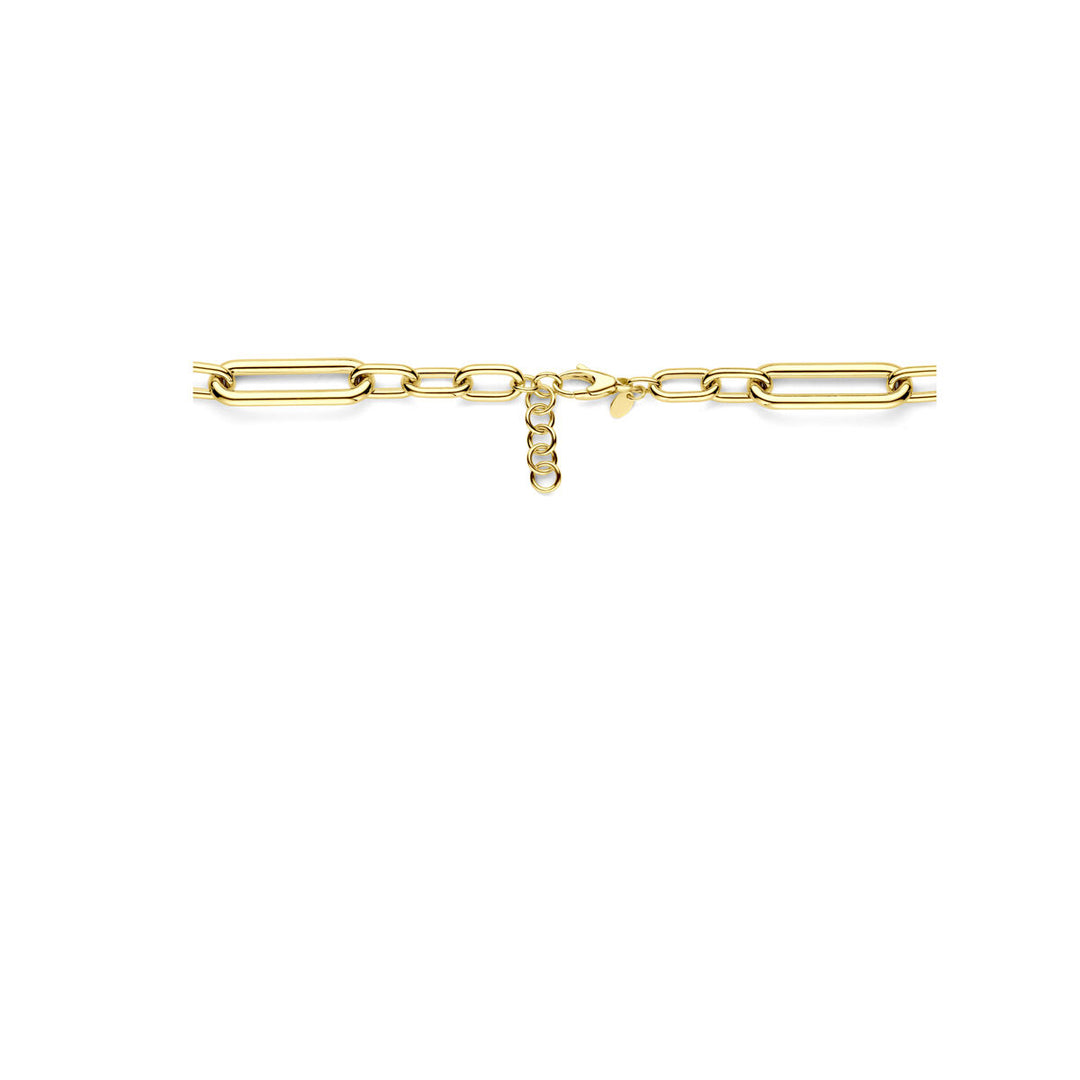 14k Geelgouden Statement Collier 11 mm – 43+3 cm Verstelbaar