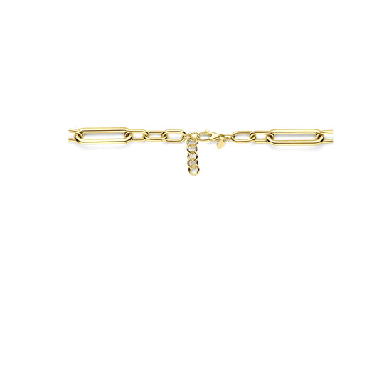 14k Geelgouden Statement Collier 11 mm – 43+3 cm Verstelbaar