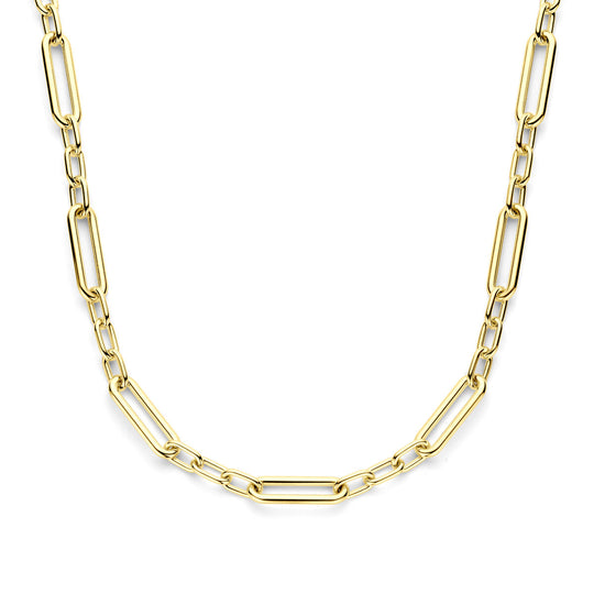 14k Geelgouden Statement Collier 11 mm – 43+3 cm Verstelbaar