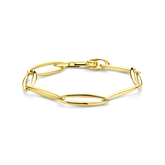 14k Gouden Schakelarmband 9,5 mm – 20 cm voor Heren of Dames