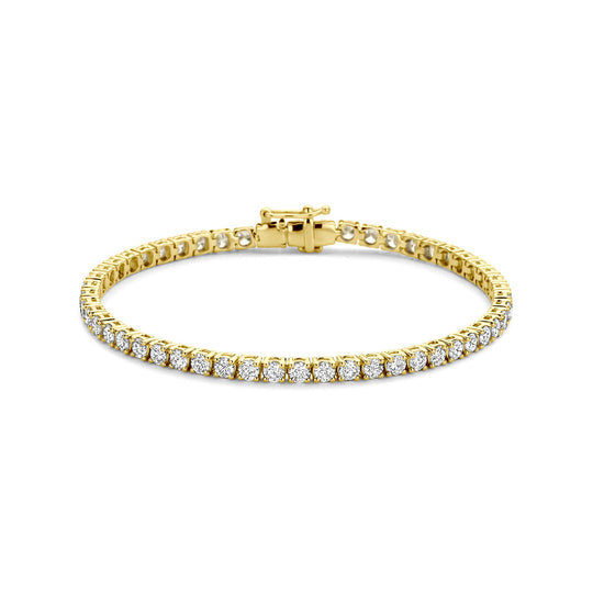14k Gouden Tennisarmband 5.00ct Lab Grown Diamant – 17,5 cm, 3,2 mm