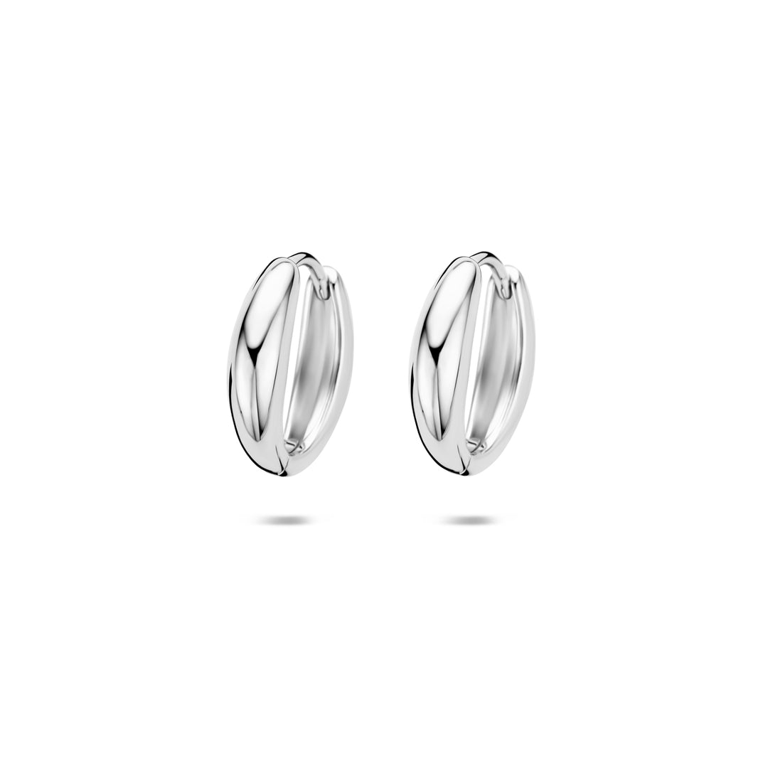Verguld Geel op 925 Zilveren Klapoorringen – 14,5 x 3,5 mm