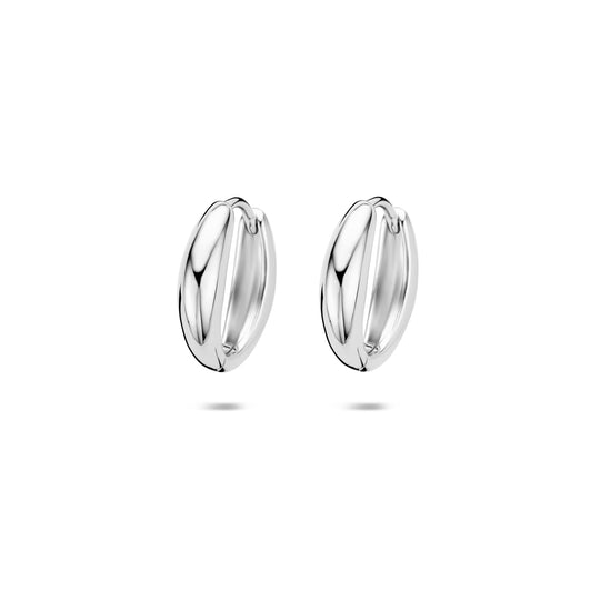Verguld Geel op 925 Zilveren Klapoorringen – 14,5 x 3,5 mm