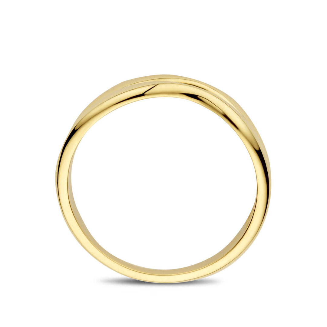 Stijlvolle 14k Geelgouden Ring met 6mm Breedte