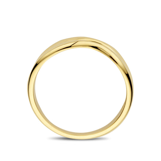 Stijlvolle 14k Geelgouden Ring met 6mm Breedte