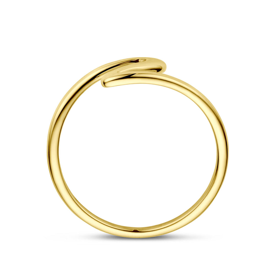 Elegante 14k Geelgouden Ring - Breedte 6.5mm