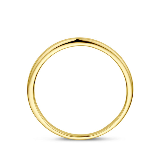 Stijlvolle 14k Geelgouden Ring - Breedte 1.5 mm