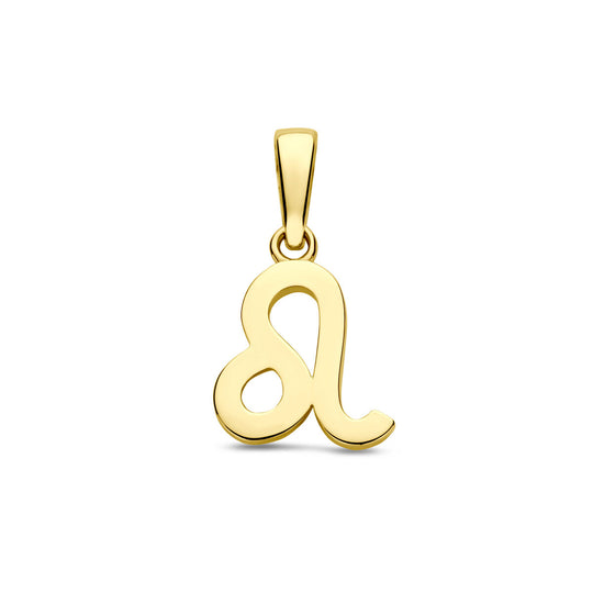 14k Geelgouden Hanger Sterrenbeeld Leeuw – Per Stuk