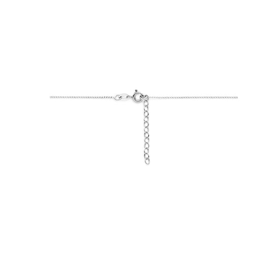Gerhodineerd 925 Zilveren Collier met Hartje  | Elegant en Romantisch