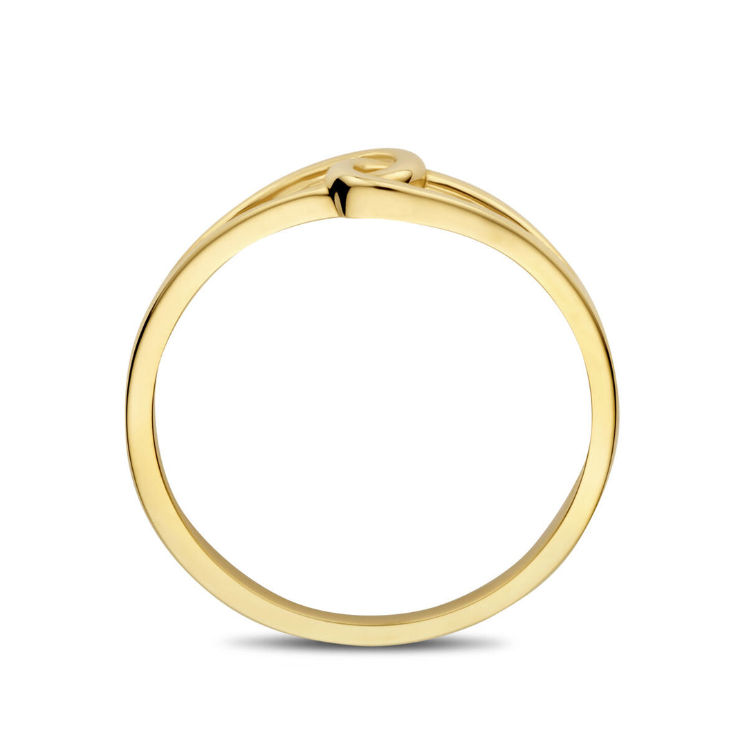 Verfijnde 14k Geelgouden Ring met 5mm Breedte