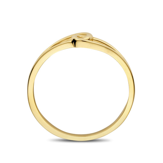 Verfijnde 14k Geelgouden Ring met 5mm Breedte