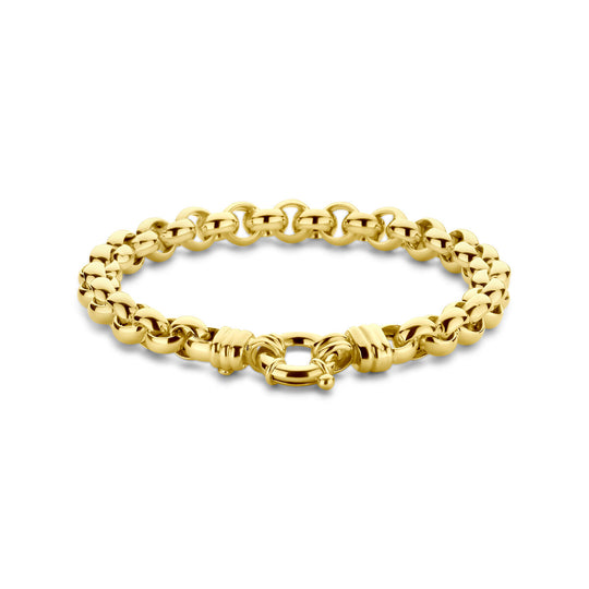 14k Geelgouden Armband met Jasseron Schakel – Luxe en Comfort