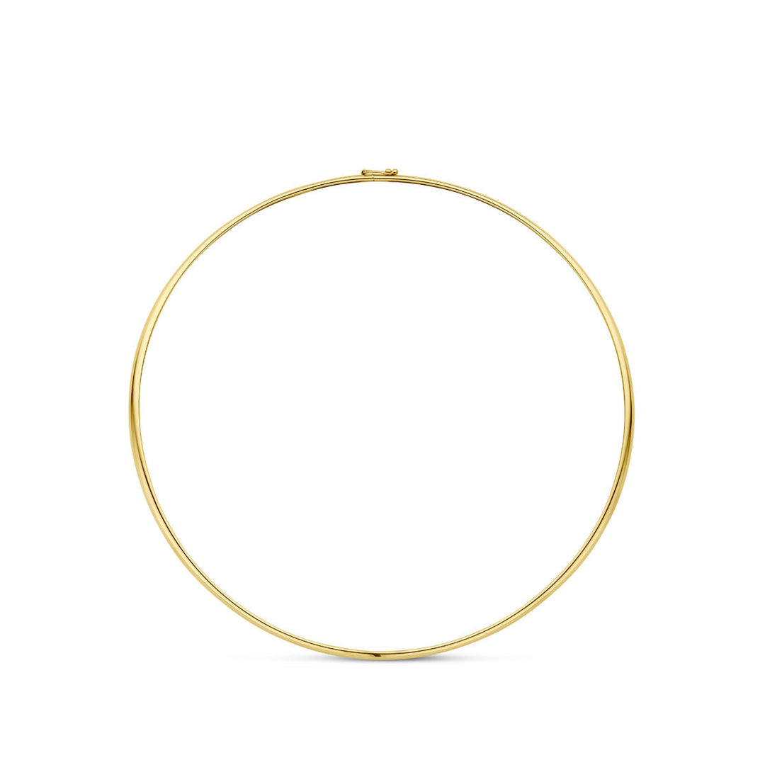 14K Geelgouden Spang Collier - 3.4mm Schakelbreedte, 40cm Lengte