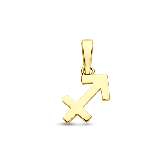 14k Geelgouden Hanger Sterrenbeeld Boogschutter – Per Stuk