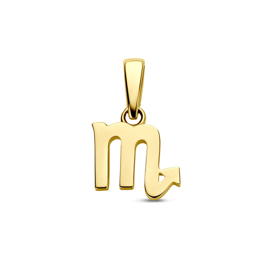 14k Geelgouden Hanger Sterrenbeeld Schorpioen – Per Stuk