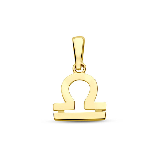 14k Geelgouden Hanger Sterrenbeeld Weegschaal – Per Stuk