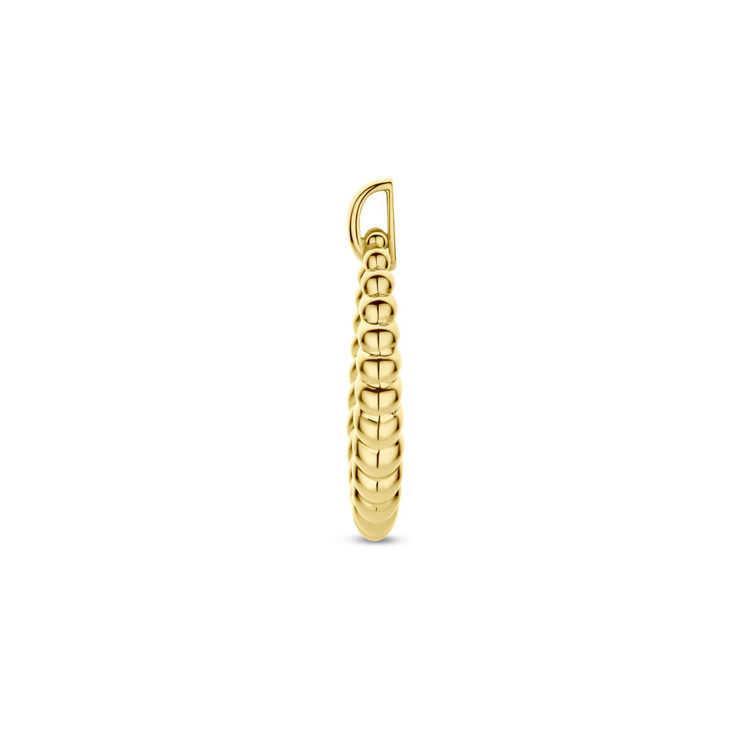 14k Geelgouden Hanger - Afmeting 36mm x 24mm