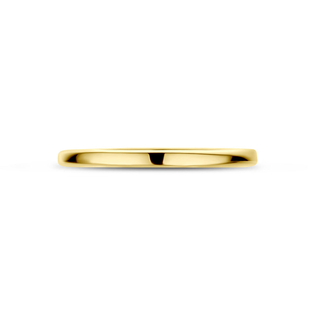 Stijlvolle 14k Geelgouden Ring - Breedte 1.5 mm