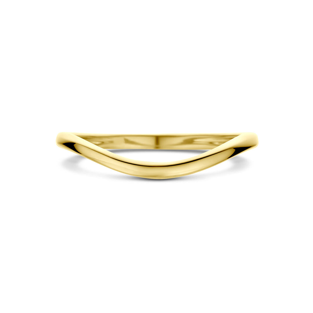 Stijlvolle 14k Geelgouden Ring - Breedte 3 mm