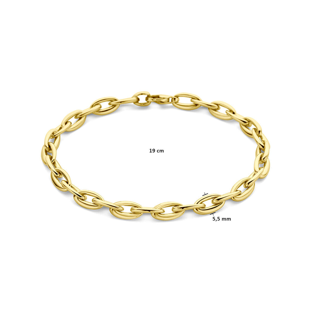 14k Geelgouden Armband met Schakelbreedte van 5,5 mm – Tijdloze Elegantie