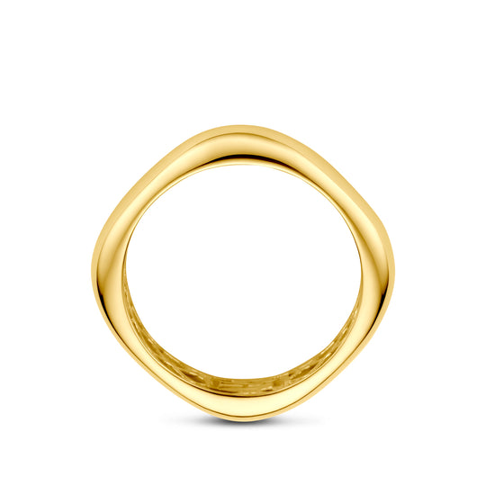 14k Gouden Ring – 4mm Breedte, Verkrijgbaar in Geel-, Rosé- en Witgoud