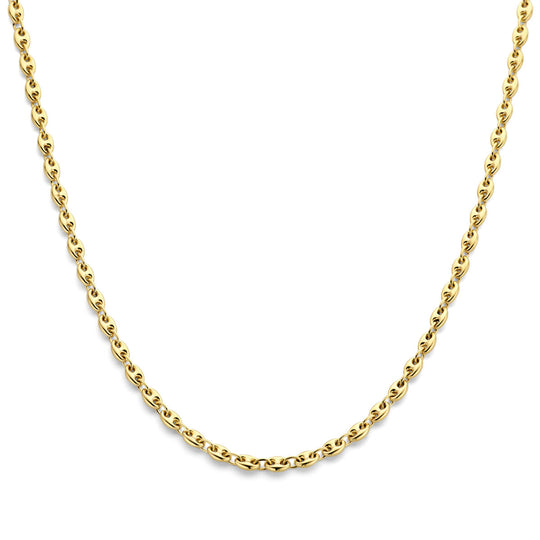 14K Geelgouden Collier met Karabijnsluiting – Tijdloos en Elegant