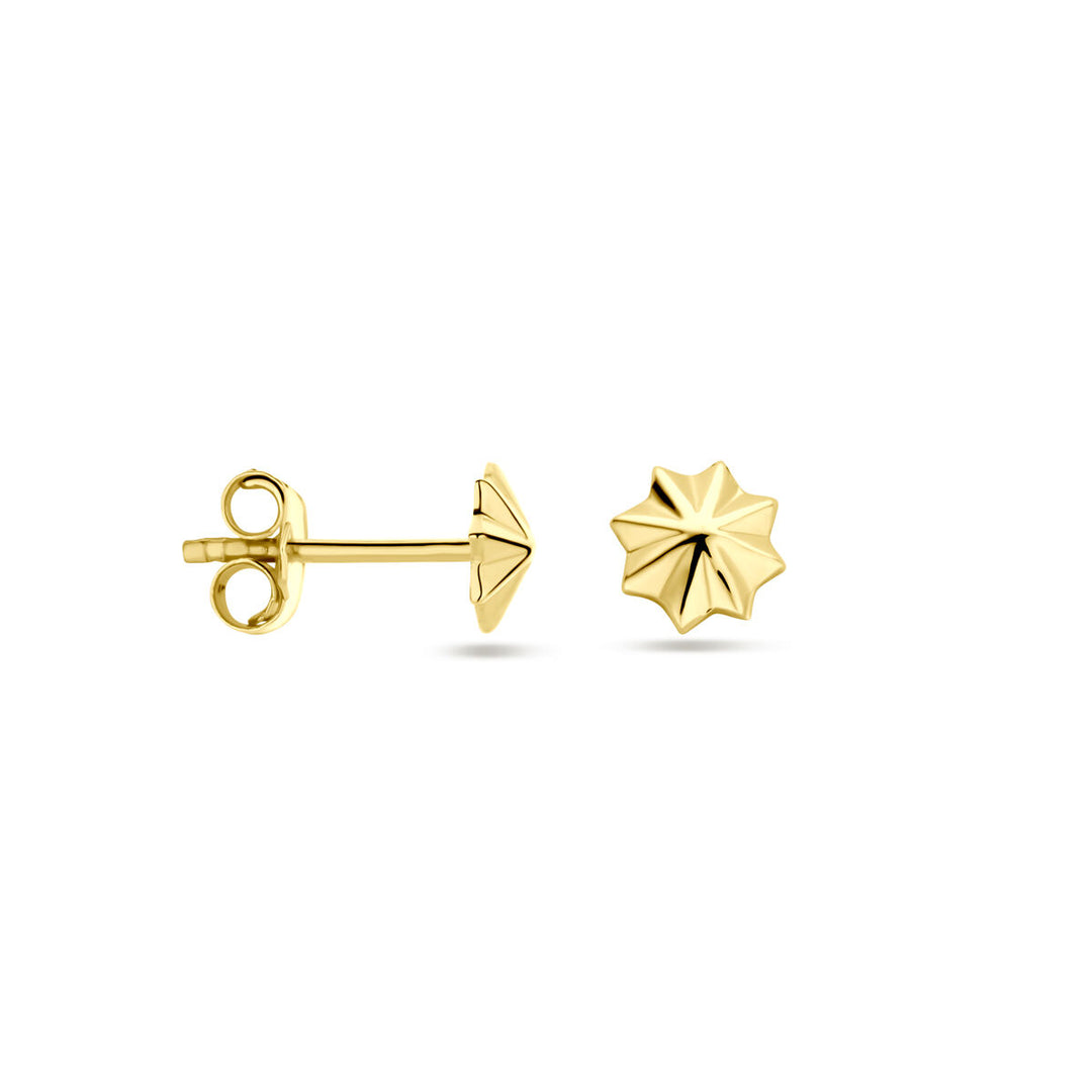 Verfijnde 14k Geelgouden Oorknoppen - Diameter 5.5mm