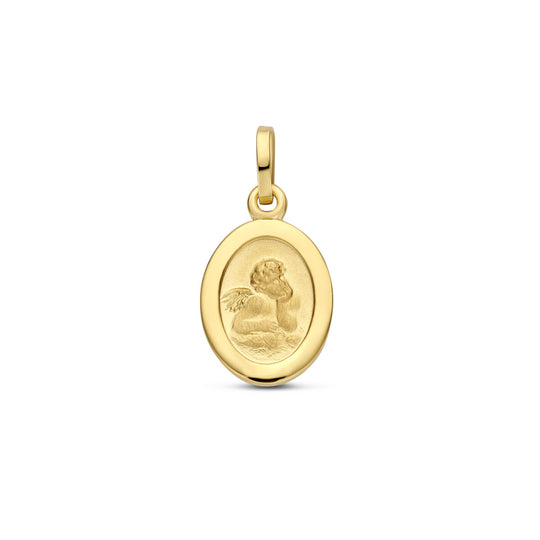 14K Geelgouden Hanger – Verfijnde Poli/Mat Afwerking voor een Stijlvol Accent