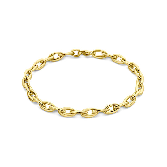 14k Geelgouden Armband met Schakelbreedte van 5,5 mm – Tijdloze Elegantie