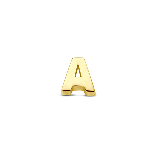 9k Geelgouden Hanger met Letter – Alfabet Hanger