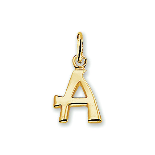 14k geelgouden hanger letter – initialen collier