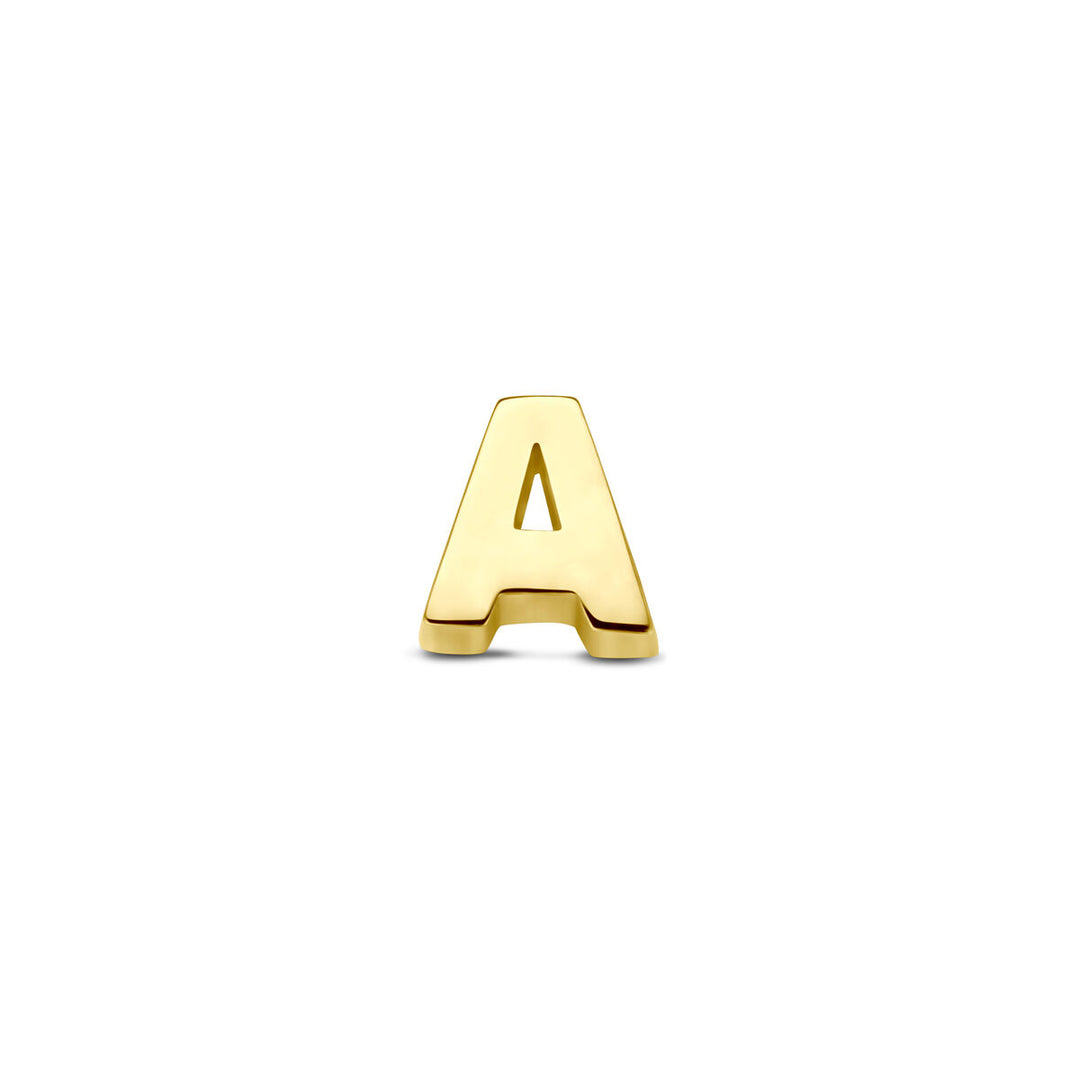 9k Geelgouden Hanger met Letter – Alfabet Hanger