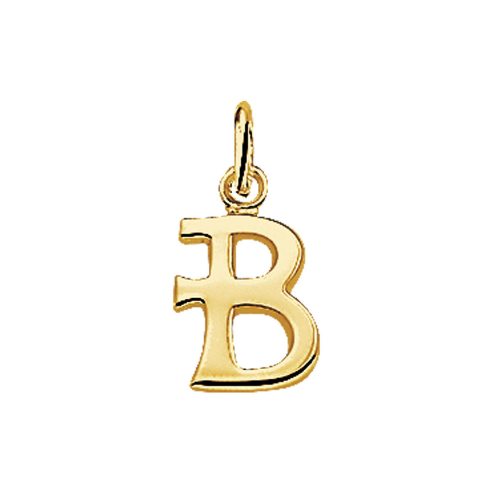 14k geelgouden hanger letter – initialen collier